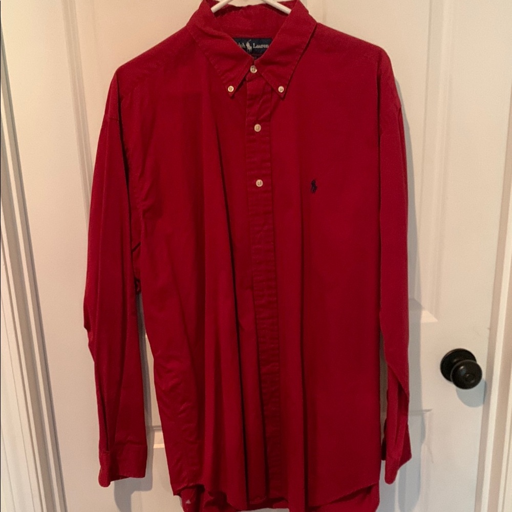 Polo by Ralph Lauren Men's Red Shirt